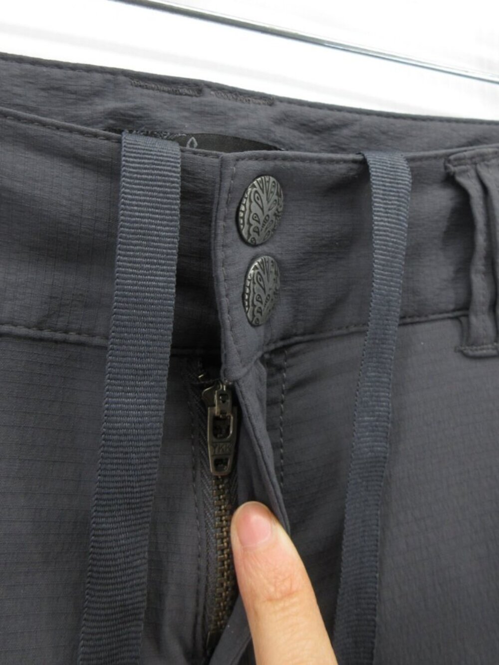 Prana Pants 0 Convertible Cargo Drawstring Ripstop Outdoor Travel - Picture 3 of 14